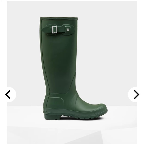 Women’s original tall rain boots: hunter green - Picture 3 of 5